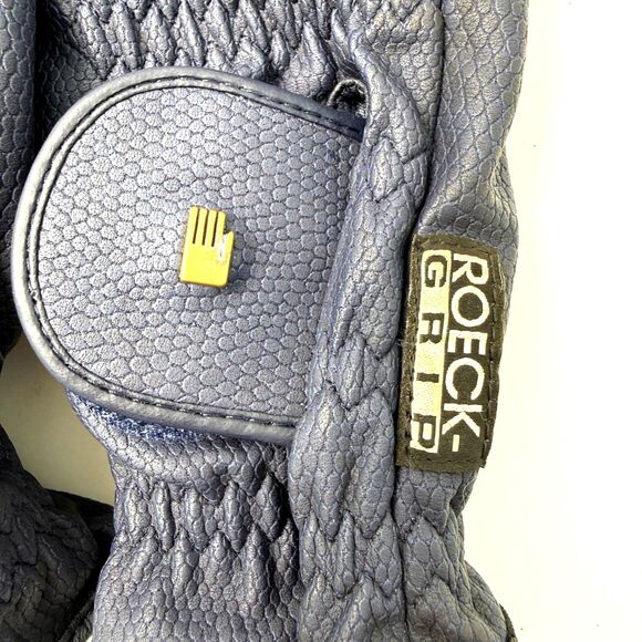 Roeckl Roeck-Grip Unisex Riding Gloves Blue - Picture 3 of 7